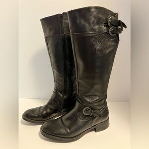 Aldo Women’s Tall Boots Size 36, Black Pebbled
